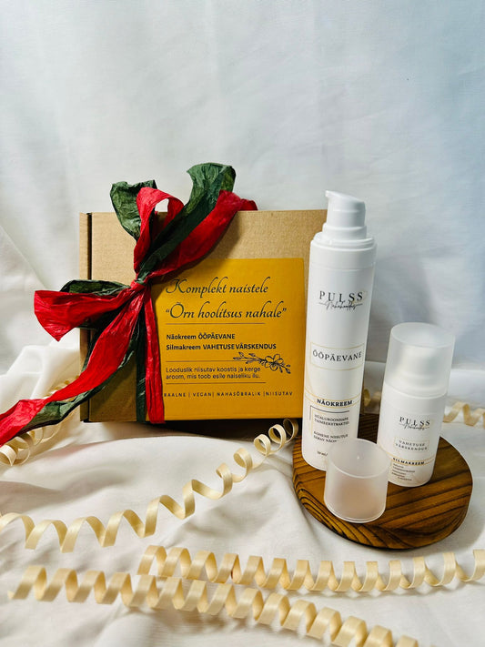 Komplekt naisele "Õrn hoolitsus nahale"